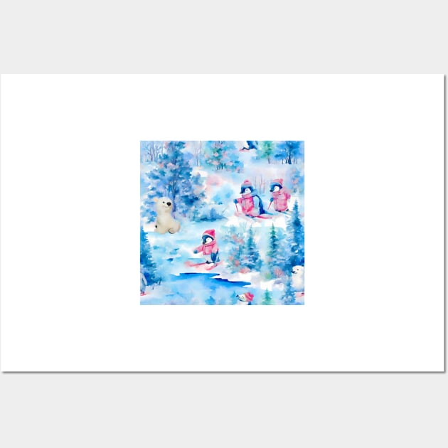 Winter fun Wall Art by SophieClimaArt